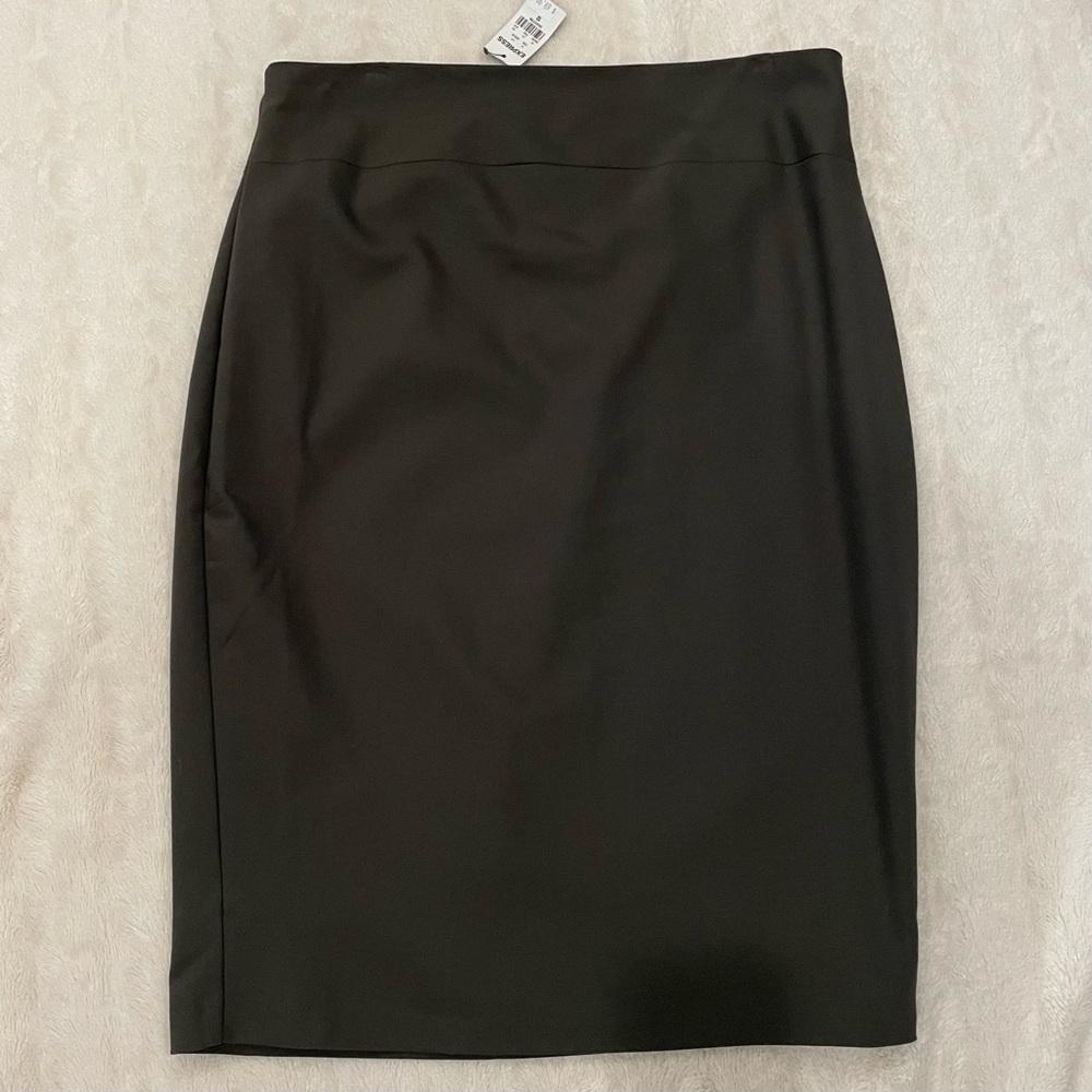 Express Side Zipper Pencil Skirt